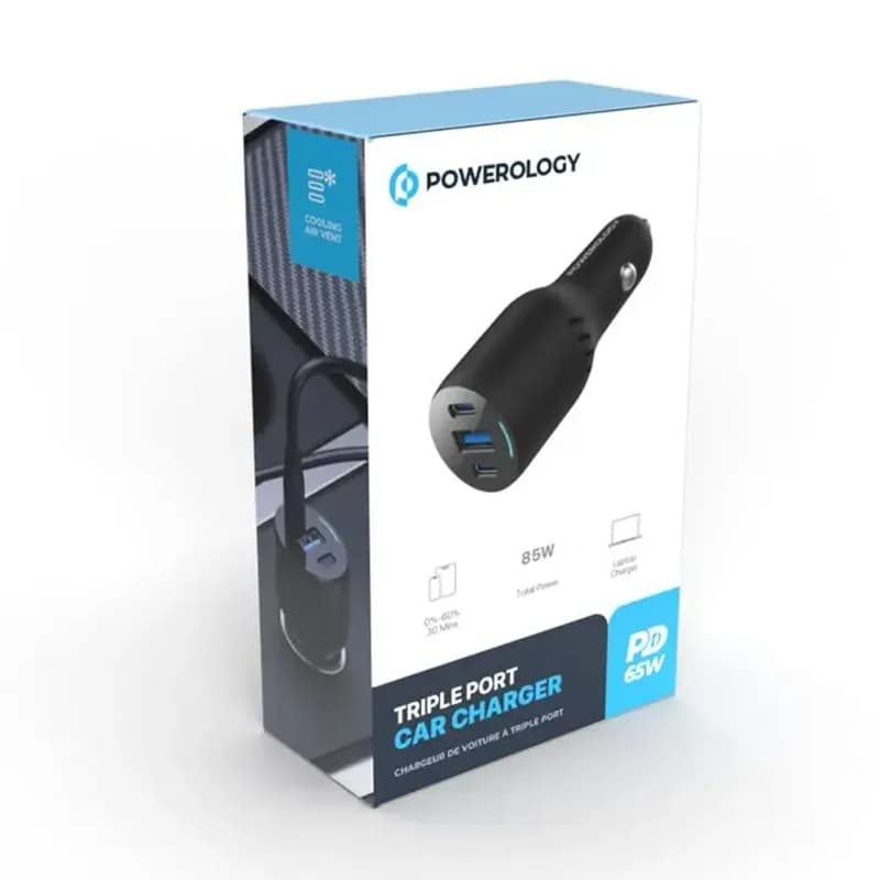 شارژر فندکی پاورولوژی مدل POWEROLOGY PCCSR014 — تصویر ۳