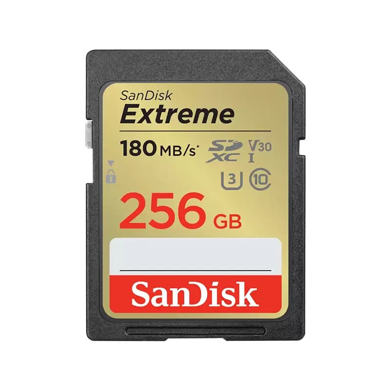 مموری کارت سن دیسک مدل SanDisk extreme sd ظرفیت 256 گیگ — تصویر ۲