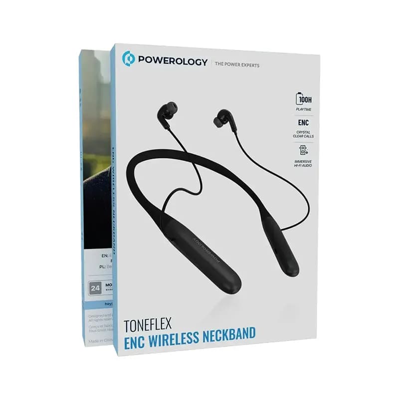 هدفون گردنی پاورولوژی مدل POWEROLOGY PWLAUWNKBBK — تصویر ۵