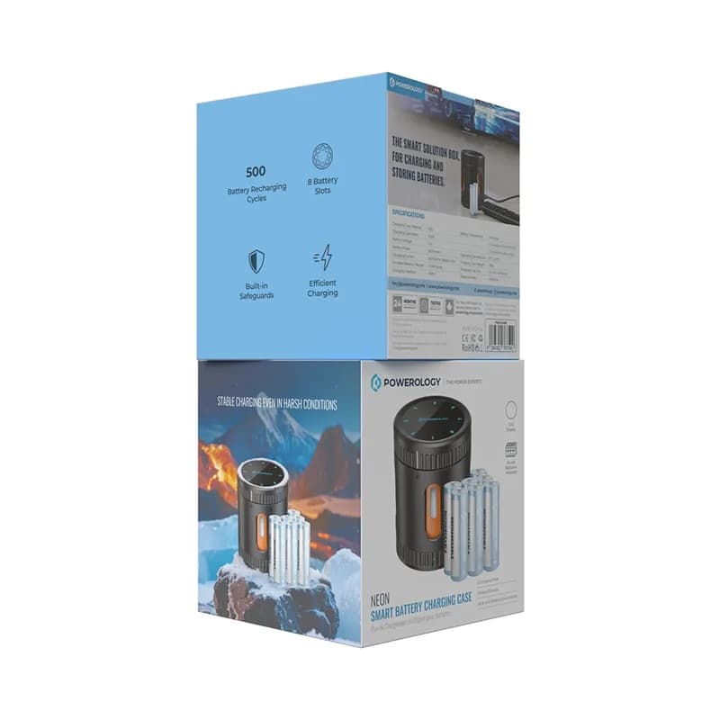 کیس شارژ باتری پاورولوژی مدل POWEROLOGY PWAD04BK — تصویر ۵