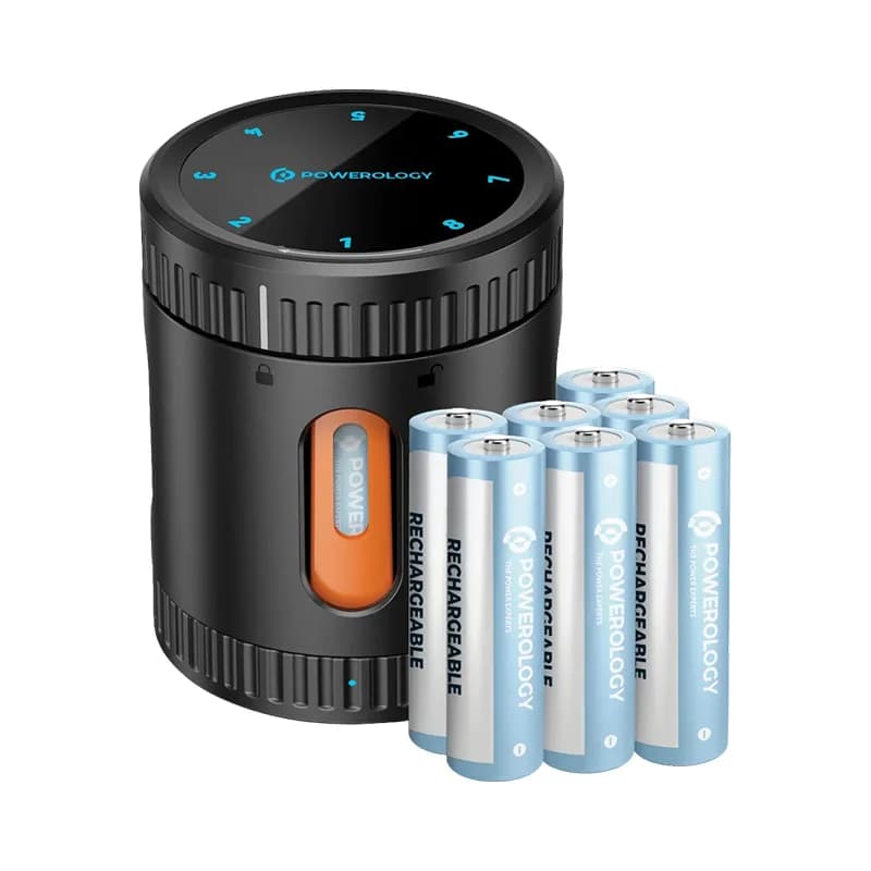 کیس شارژ باتری پاورولوژی مدل POWEROLOGY PWAD04BK