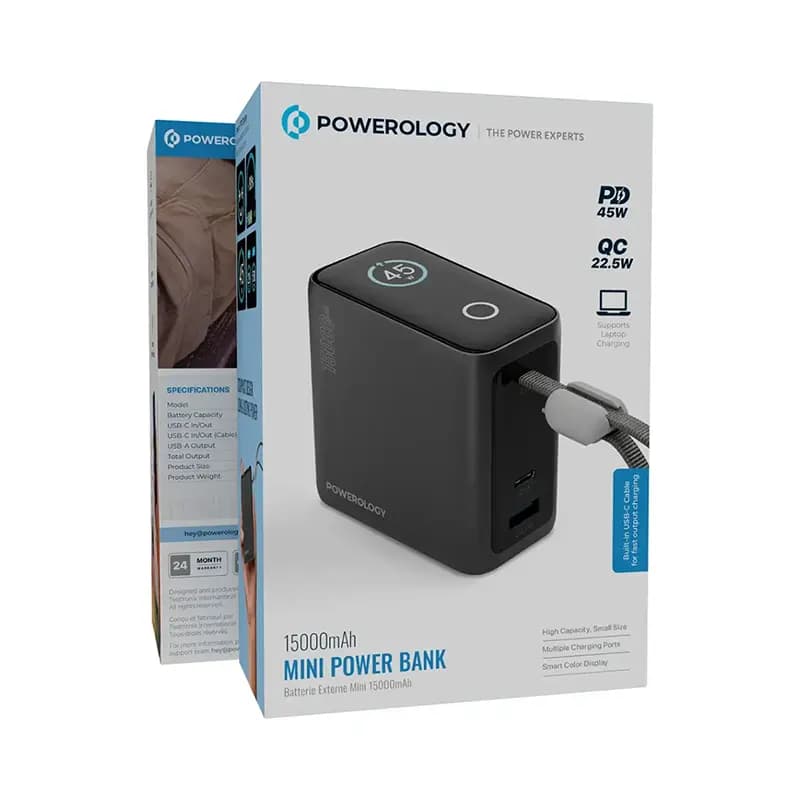 پاوربانک پاورولوژی مدل POWEROLOGY PPBCHA60BK — تصویر ۶