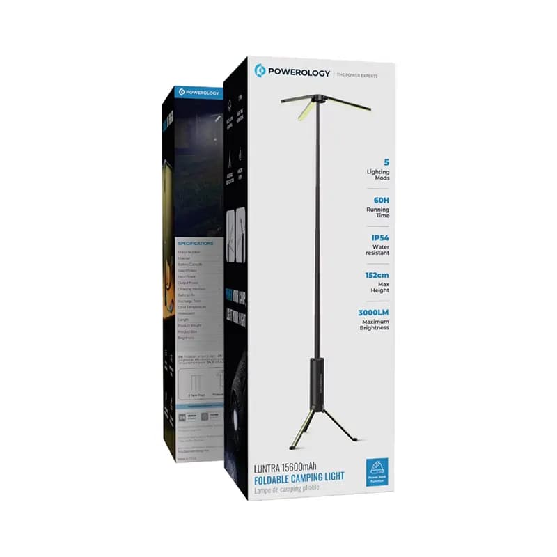چراغ کمپینگ پاورولوژی مدل POWEROLOGY PPBCHA116BK — تصویر ۷