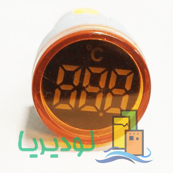 چراغ سیگنالی (دما)ترمومتر گرد JBH رنگ نارنجی