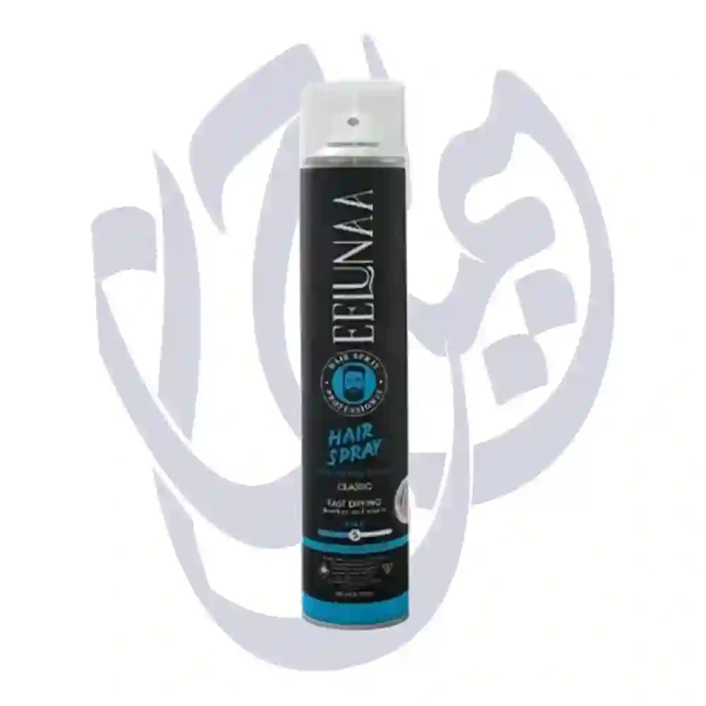 اسپری حالت دهنده مو (تافت) ایلونا آبی CLASSIC- 500ml — تصویر ۲