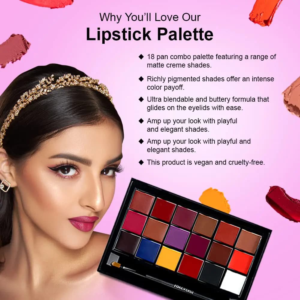 پالت رژلب فوراور ۵۲ | Forever52 Lip Palette — تصویر ۳