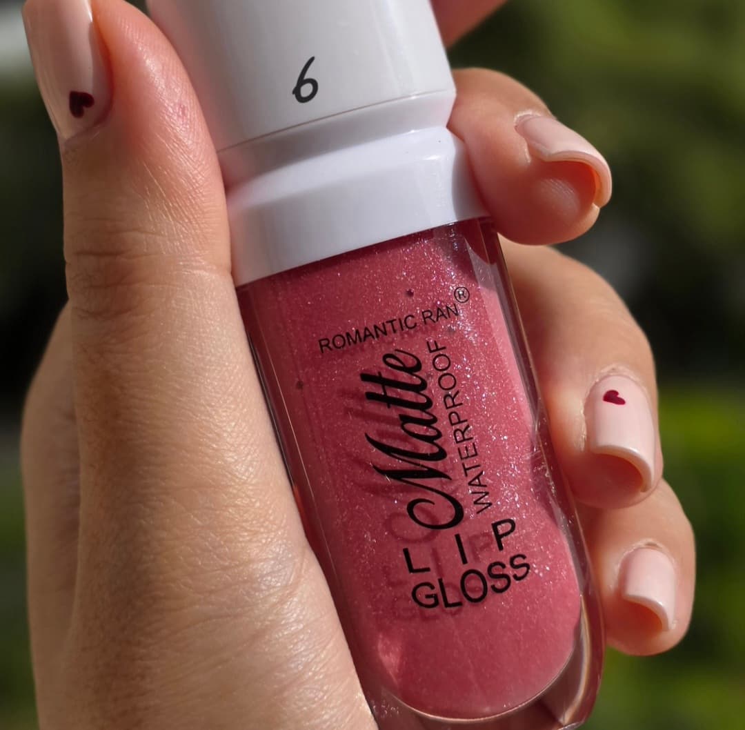 لیپ گلاس طرح کیکو رمانتیک romantic lipgloss — تصویر ۵