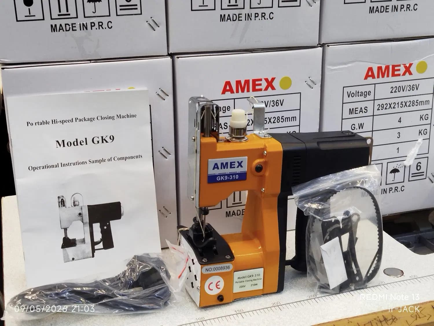 سرکیسه‌دوز مینی سیمی AMEX بدون پمپ روغن تا 20% تخفیف