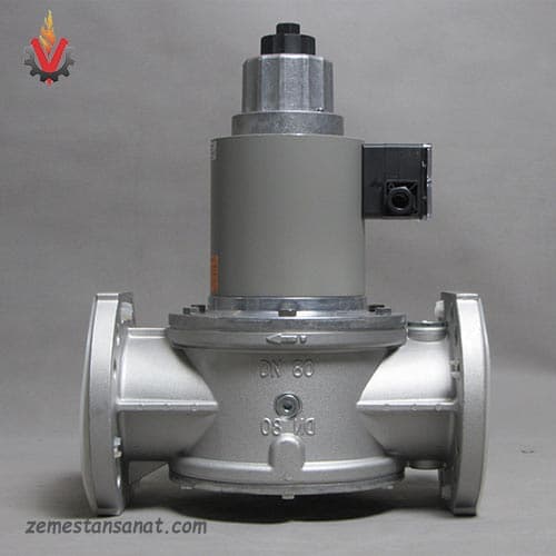 شیر برقی‌ گاز دانگز ۳ اینچ تدریجی فلنجی مدل MVDLE-2080/5 — تصویر ۲