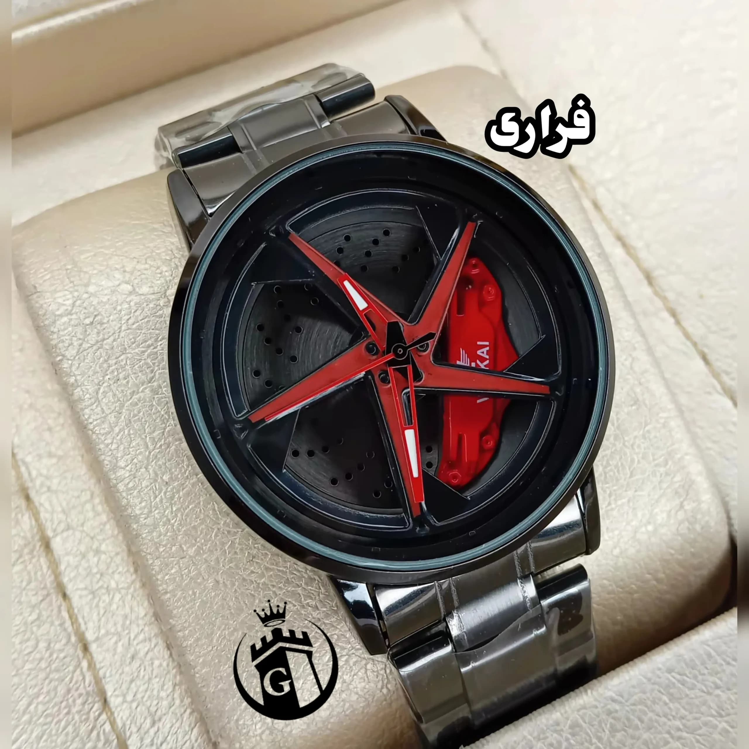 ساعت رینگی چرخشی در 8 رنگ — تصویر ۵