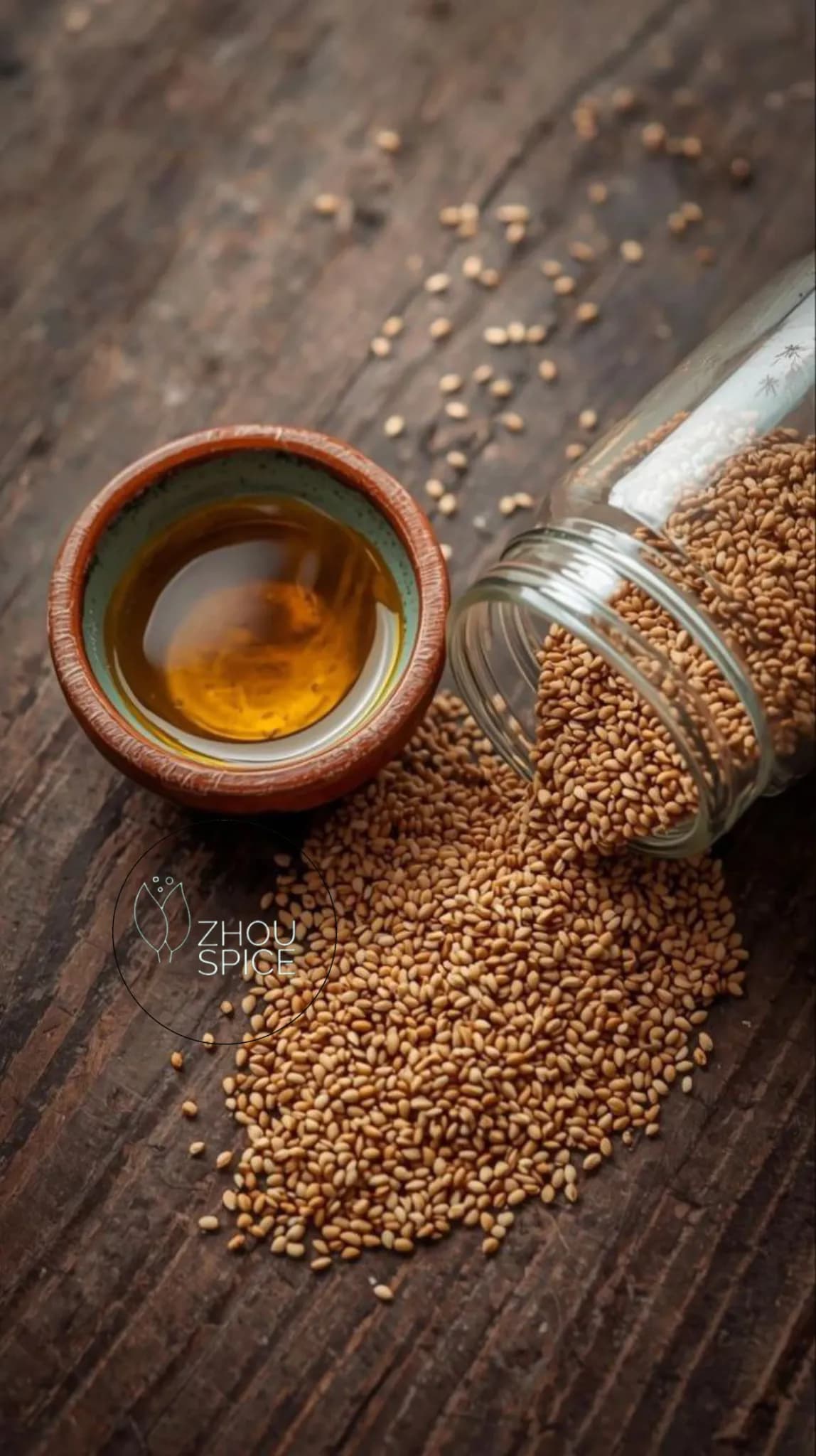 کنجد بو داده قرمز