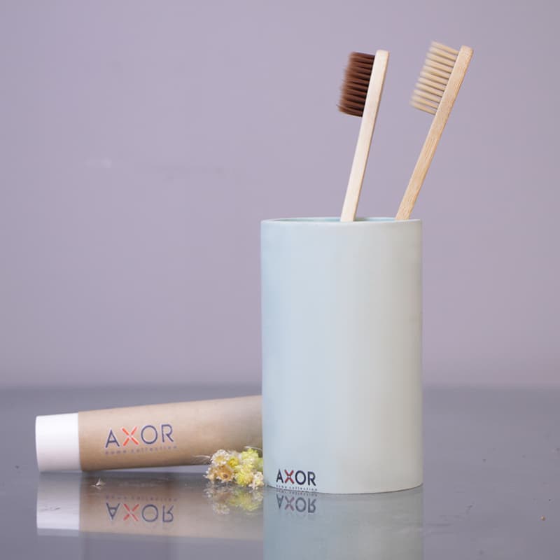 جا مسواکی AXORمدل آنا رنگ فیروزه ای (SHOAB) — تصویر ۲