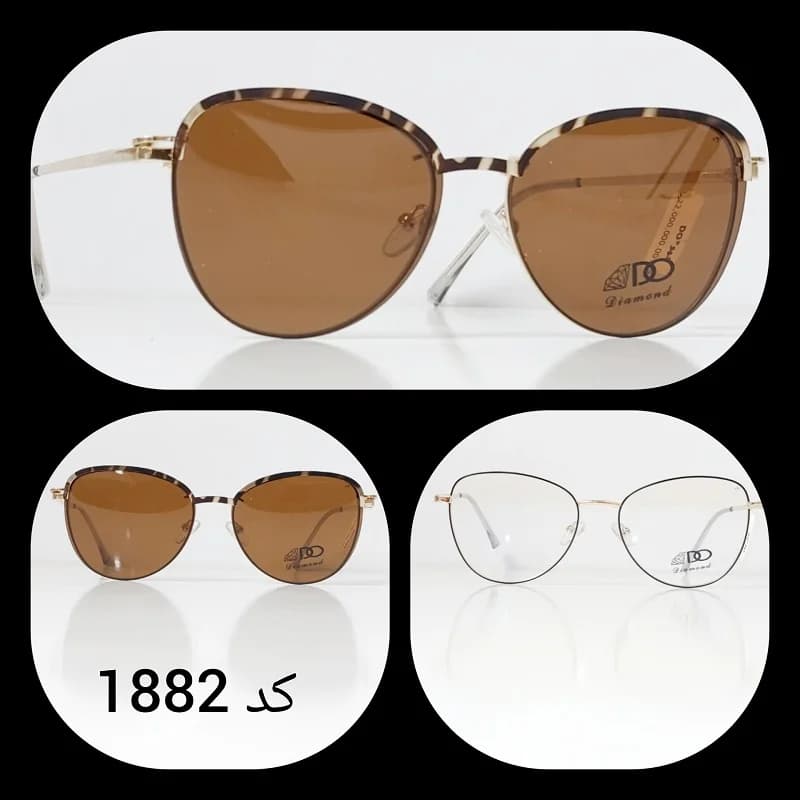 عینک طبی زنانه برند دایموند کد 1882 — تصویر ۴