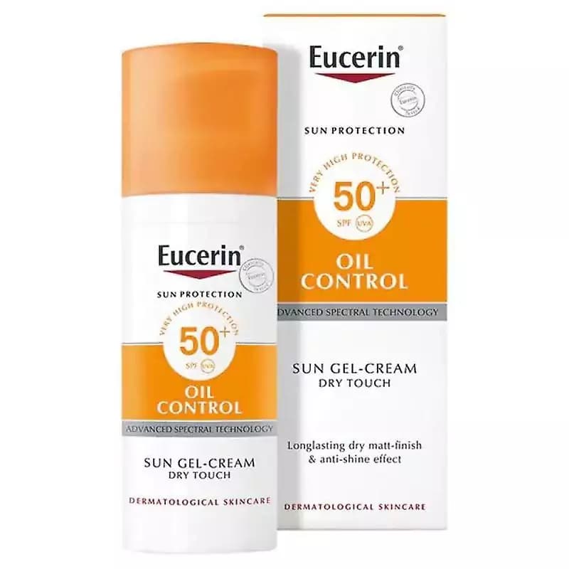 کرم ژل ضد آفتاب کنترل چربی اوسرین Eucerin Sun Oil Control Gel-Cream SPF50plus حجم 50 میل — تصویر ۲
