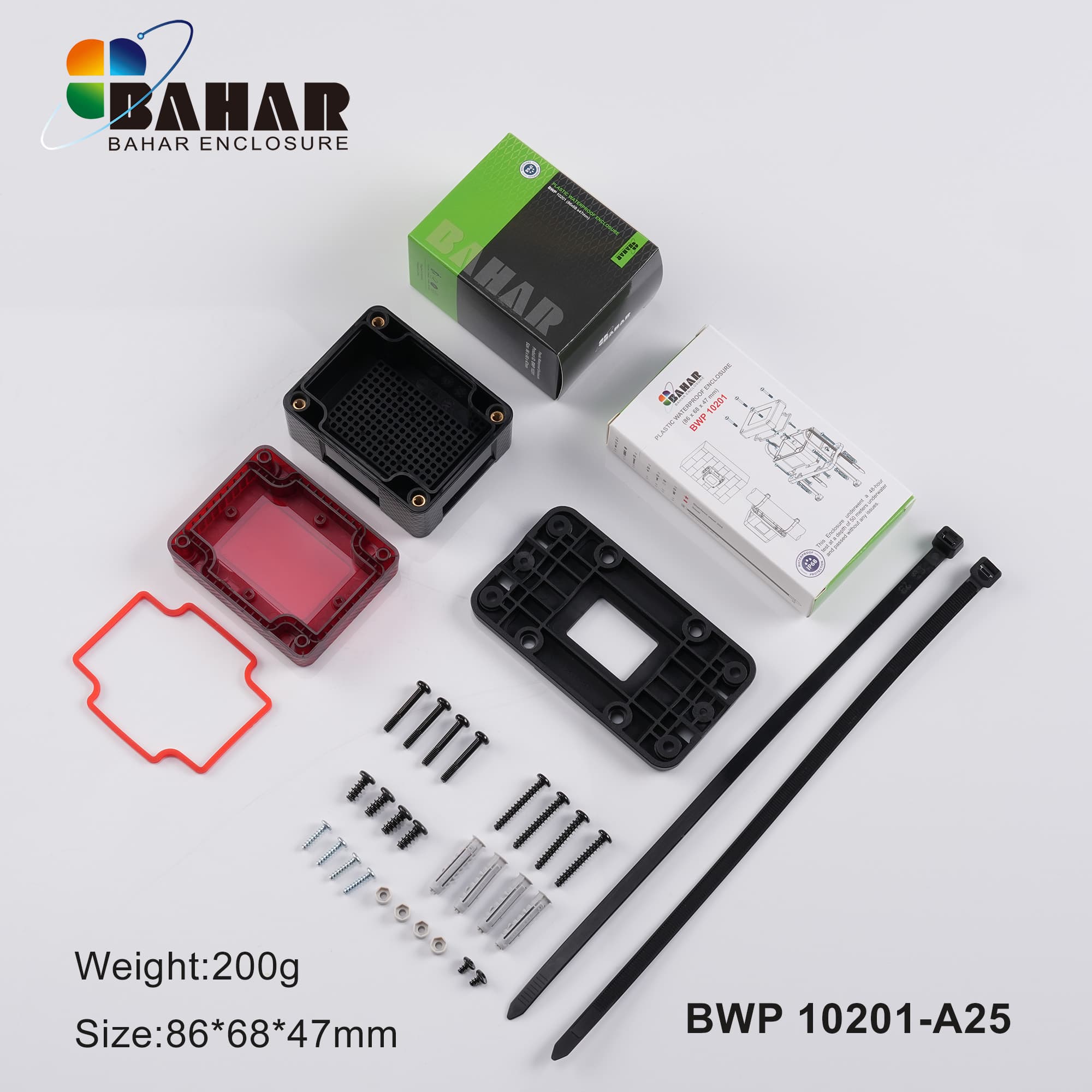 BWP 10201-A87 جعبه ضد آب قابل نصب روي ديوار و لوله — تصویر ۳