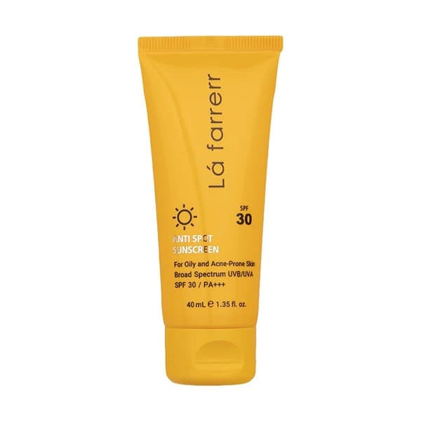کرم ضدآفتاب و ضدلک بی‌رنگ لافارر مدل SPF30، مناسب پوست‌های چرب — تصویر ۲