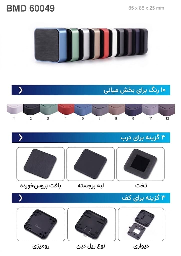 BMD 60049-BA9 جعبه پلاستیکی رومیزی — تصویر ۴