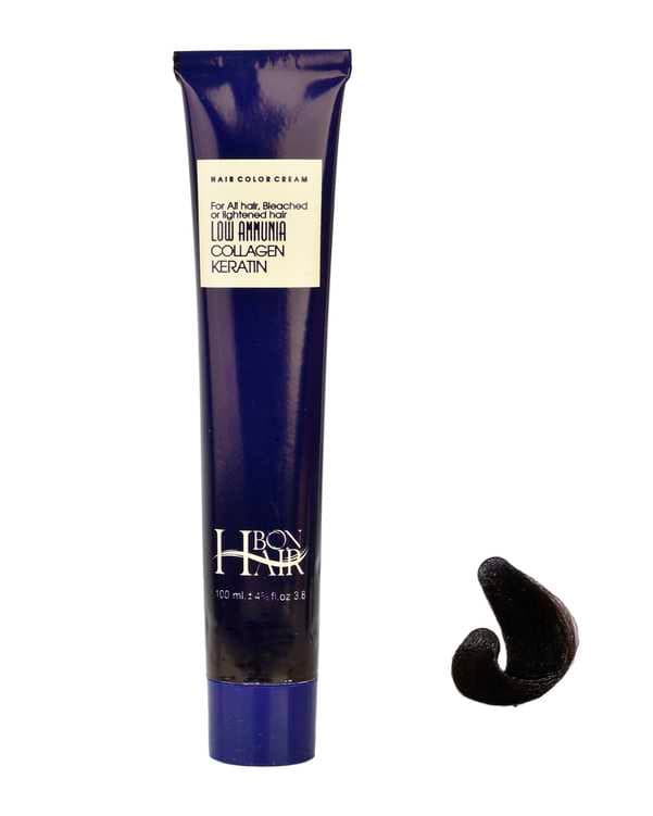 رنگ موی زنانه بن هیر Bon Hair بلوند آلبالویی تیره شماره 7.6 حجم 100ml — تصویر ۳