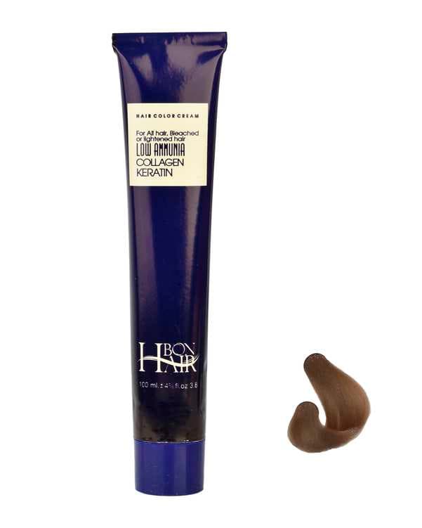 رنگ موی زنانه بن هیر Bon Hair بلوند آلبالویی تیره شماره 7.6 حجم 100ml — تصویر ۱۱