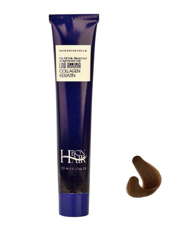 رنگ موی زنانه بن هیر Bon Hair بلوند آلبالویی تیره شماره 7.6 حجم 100ml — تصویر ۱۲