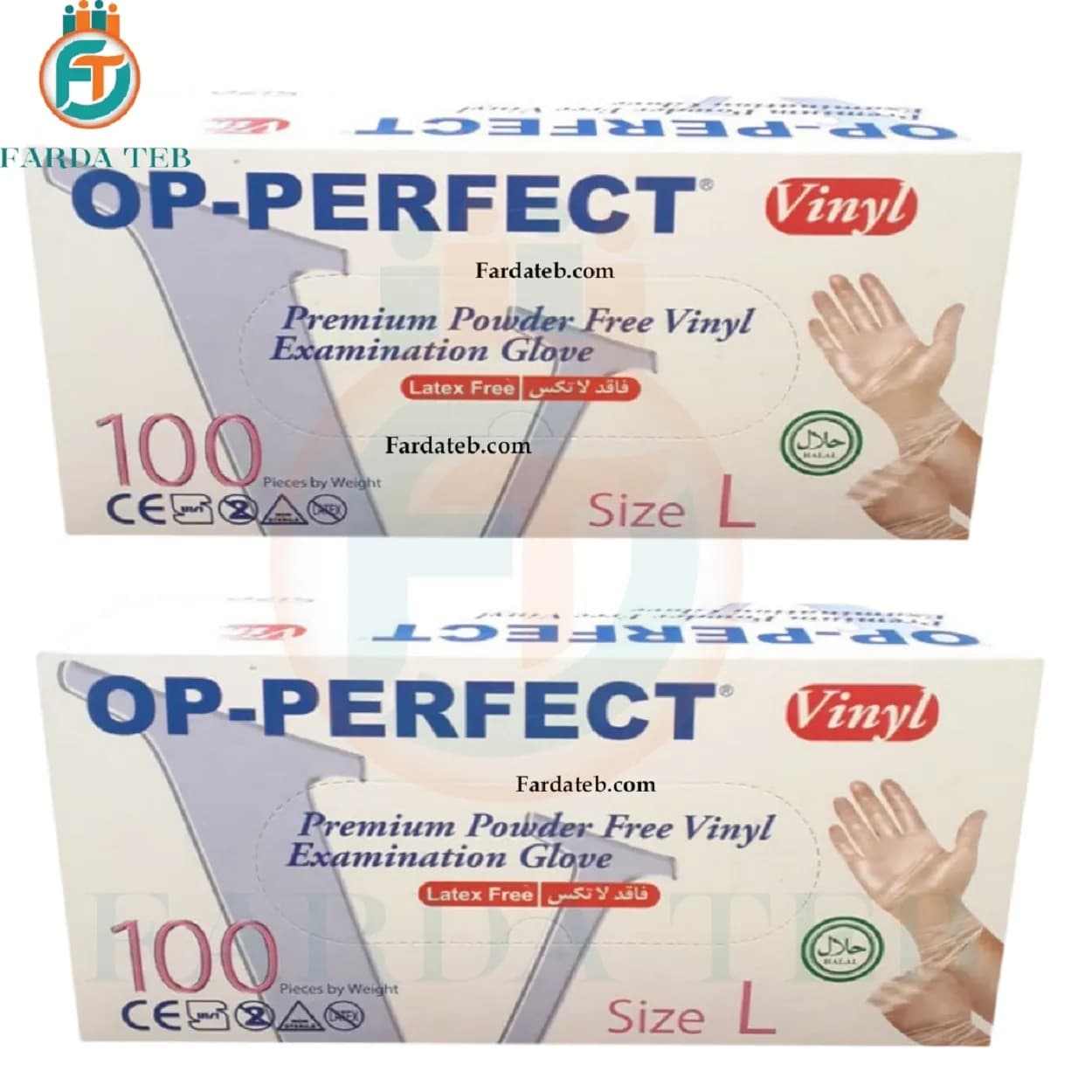 دستکش وینیل لارج اوپی پرفکت op perfect — تصویر ۲