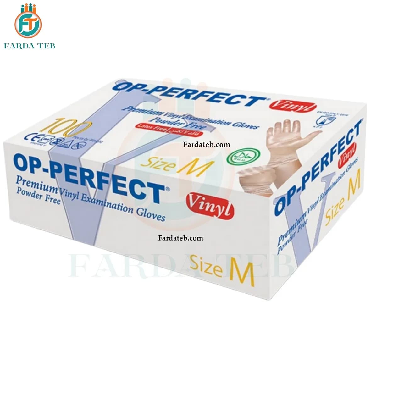 دستکش وینیل مدیوم اوپی پرفکت op perfect — تصویر ۲
