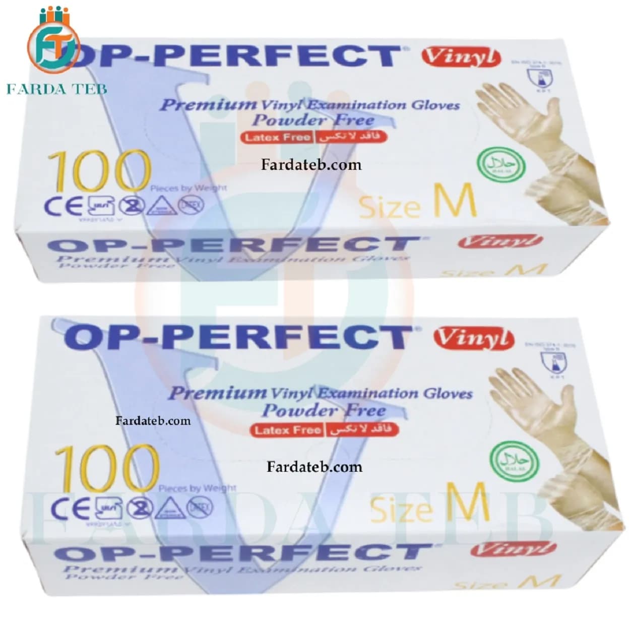 دستکش وینیل مدیوم اوپی پرفکت op perfect
