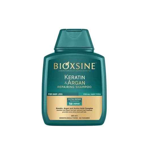 شامپو ترمیم کننده و ضد ریزش مو حاوی آرگان و کراتین حجم 300ml