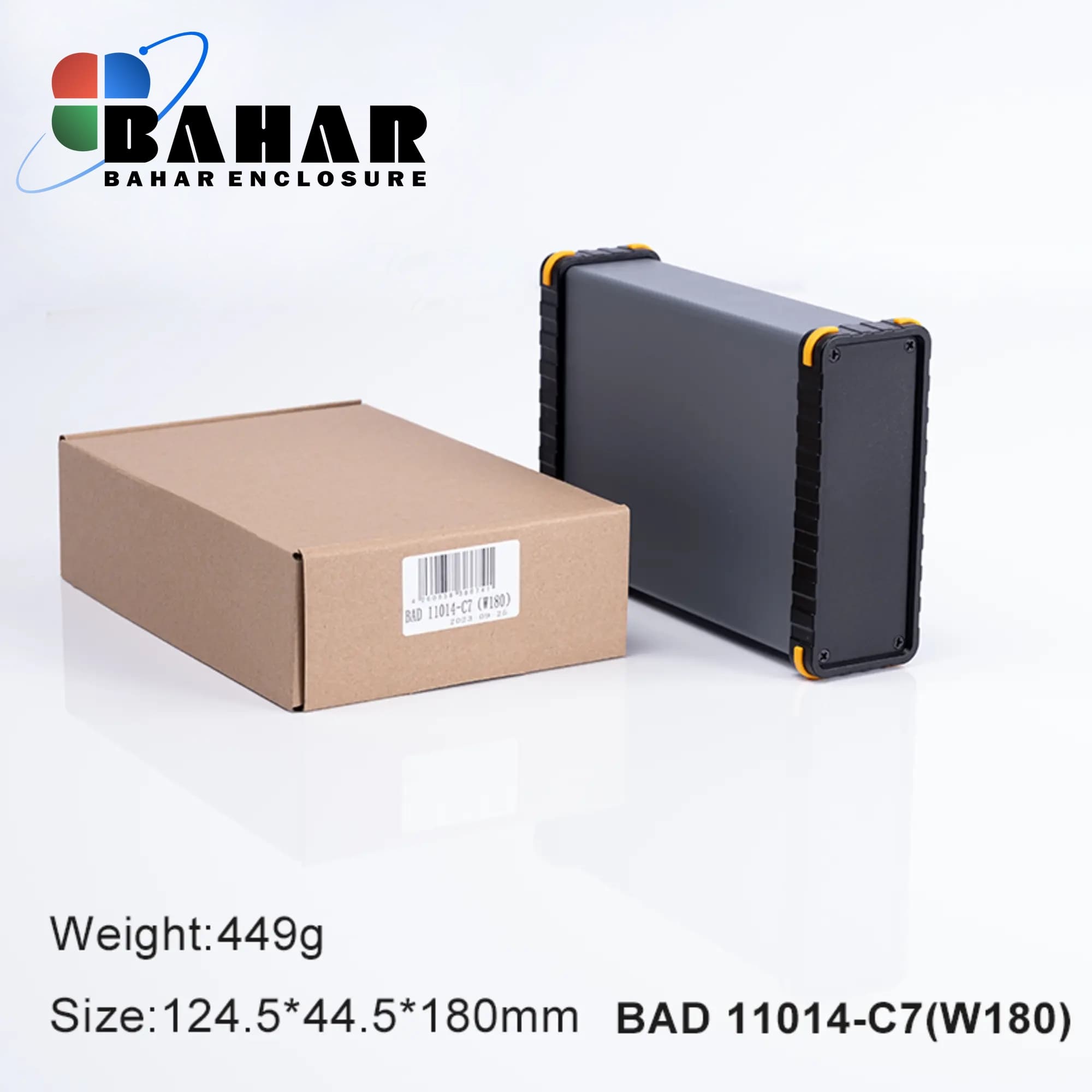 BAD 11014 C7-W180 جعبه آلومینیومی اکسترود پانل پلاستیکی — تصویر ۲