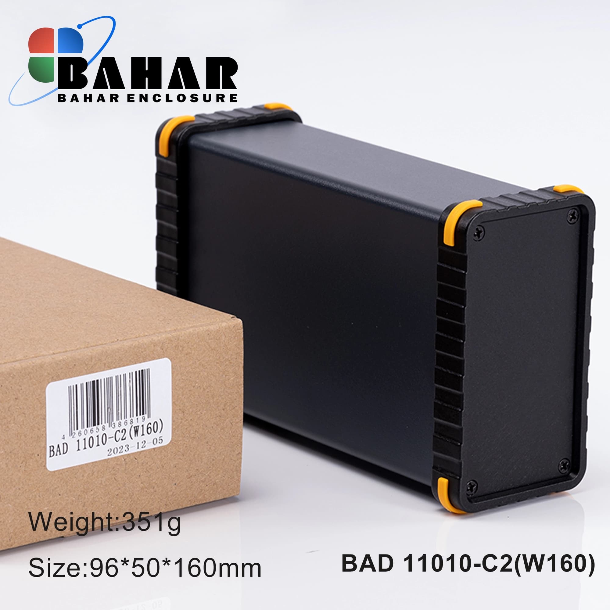 BAD 11010 C2-W160 جعبه آلومینیومی اکسترود پانل پلاستیکی — تصویر ۲