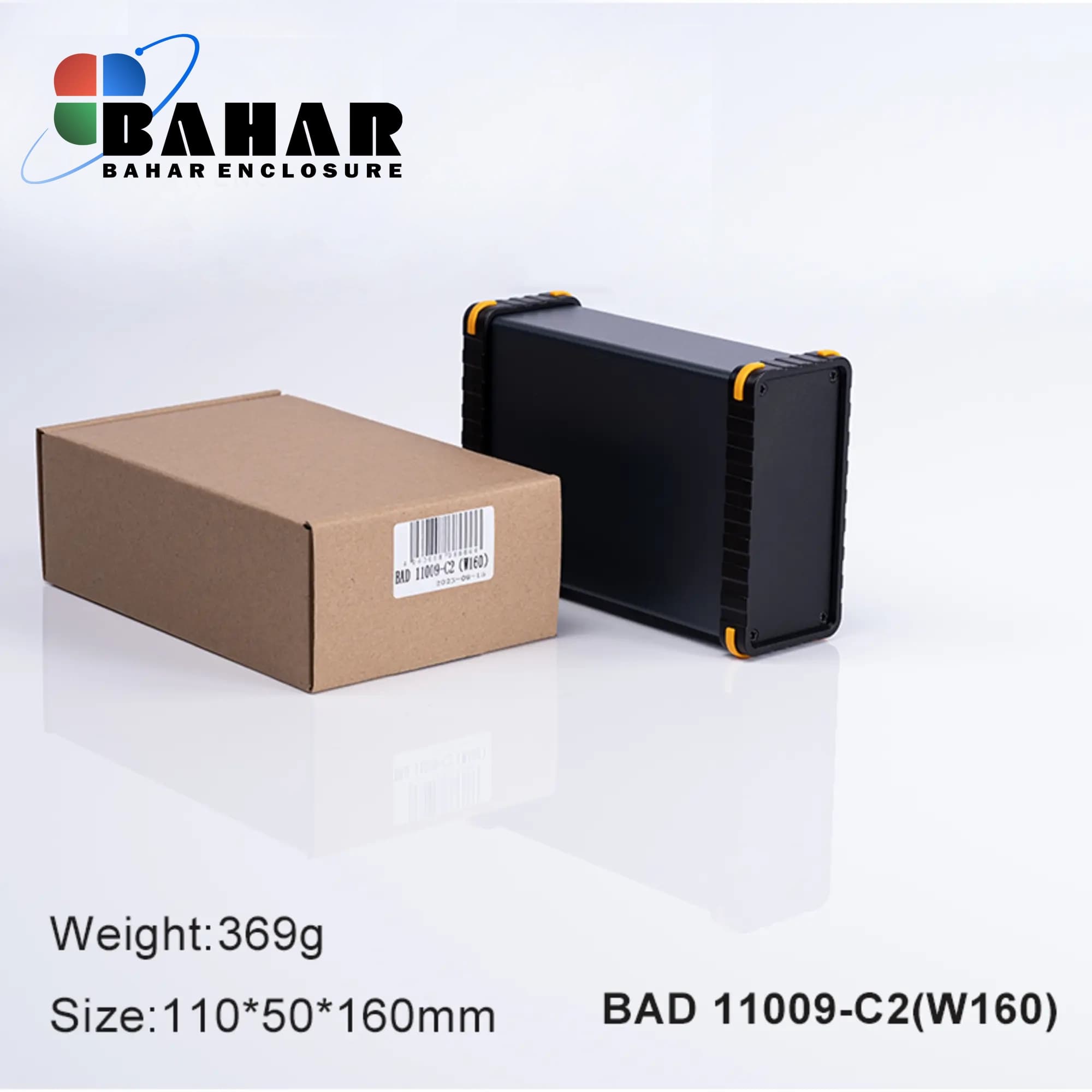 BAD 11009 C2-W160 جعبه آلومینیومی اکسترود پانل پلاستیکی — تصویر ۲