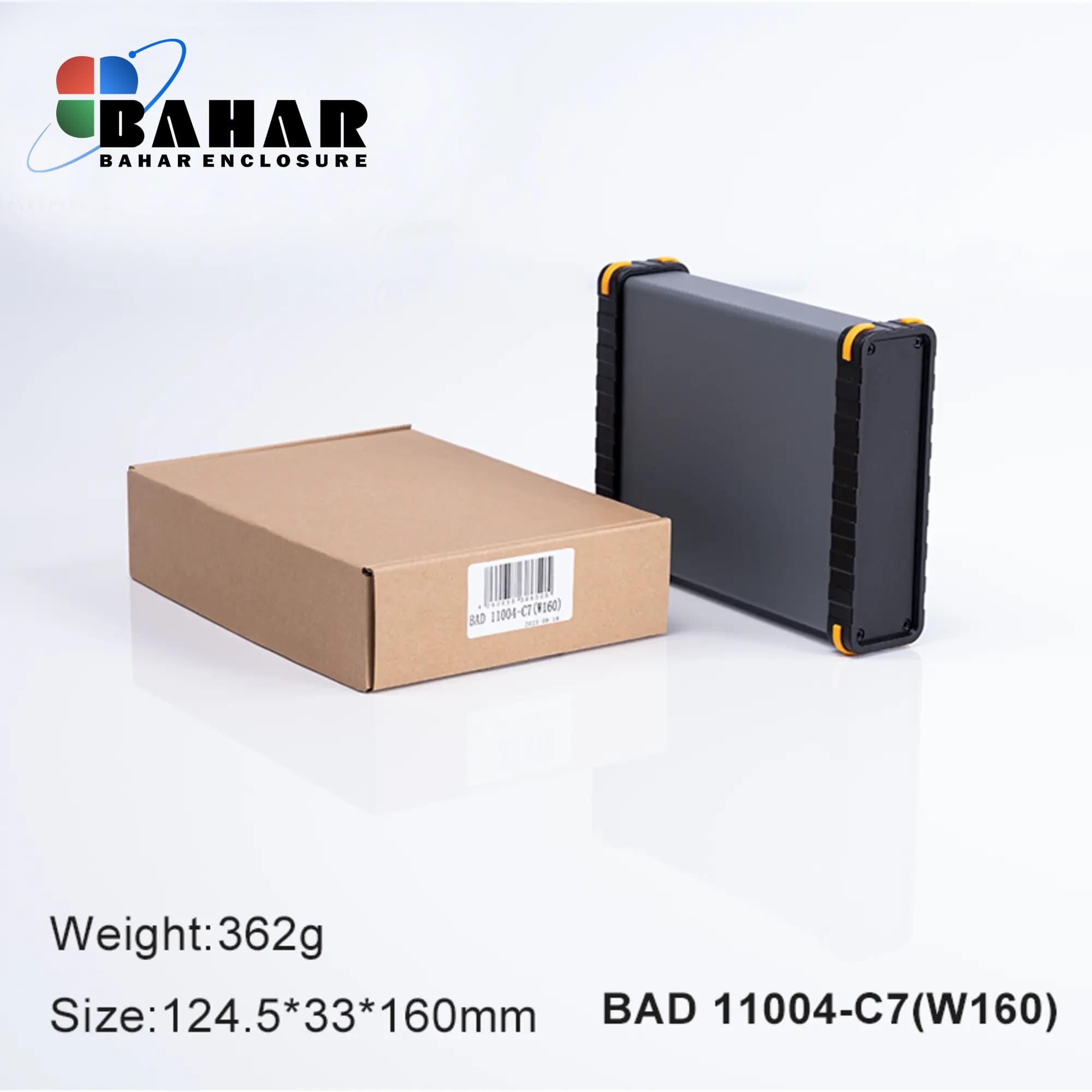 BAD 11004 C7-W160 جعبه آلومینیومی اکسترود پانل پلاستیکی — تصویر ۲