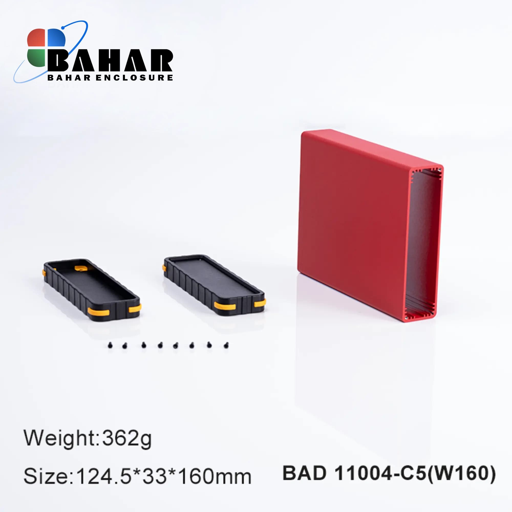 BAD 11004 C7-W160 جعبه آلومینیومی اکسترود پانل پلاستیکی — تصویر ۴