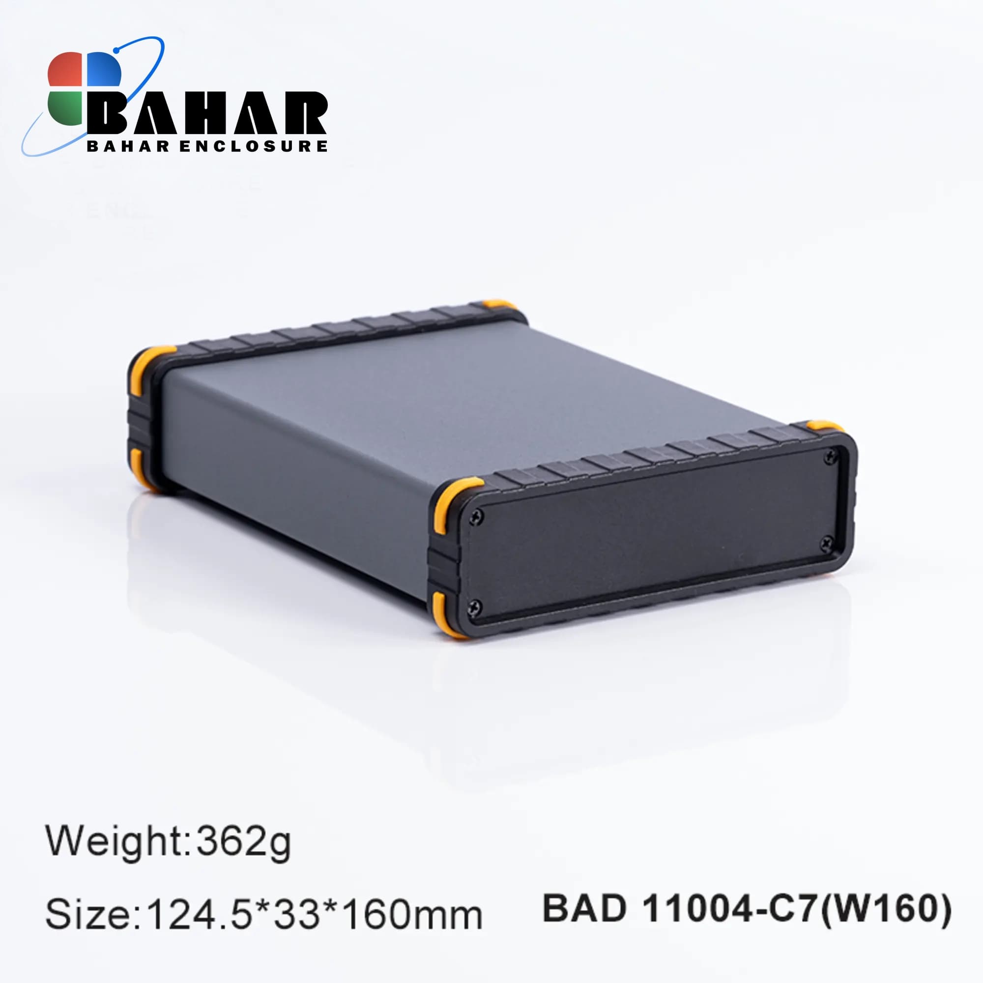 BAD 11004 C7-W160 جعبه آلومینیومی اکسترود پانل پلاستیکی