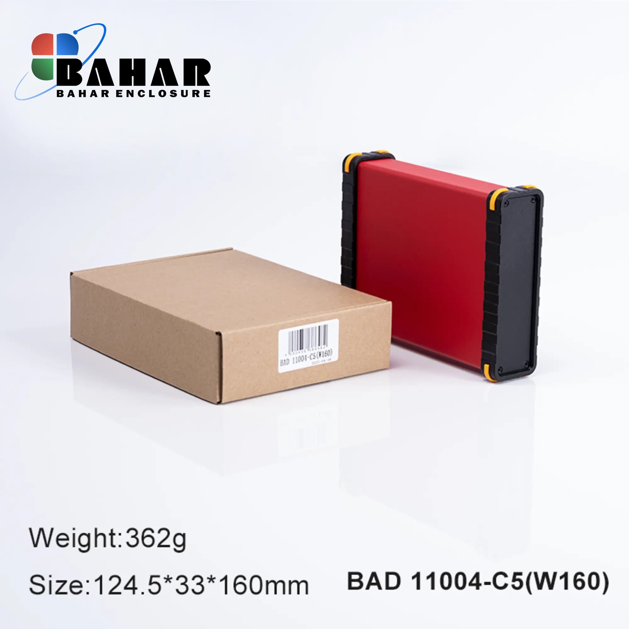 BAD 11004 C5-W120 جعبه آلومینیومی اکسترود پانل پلاستیکی — تصویر ۳