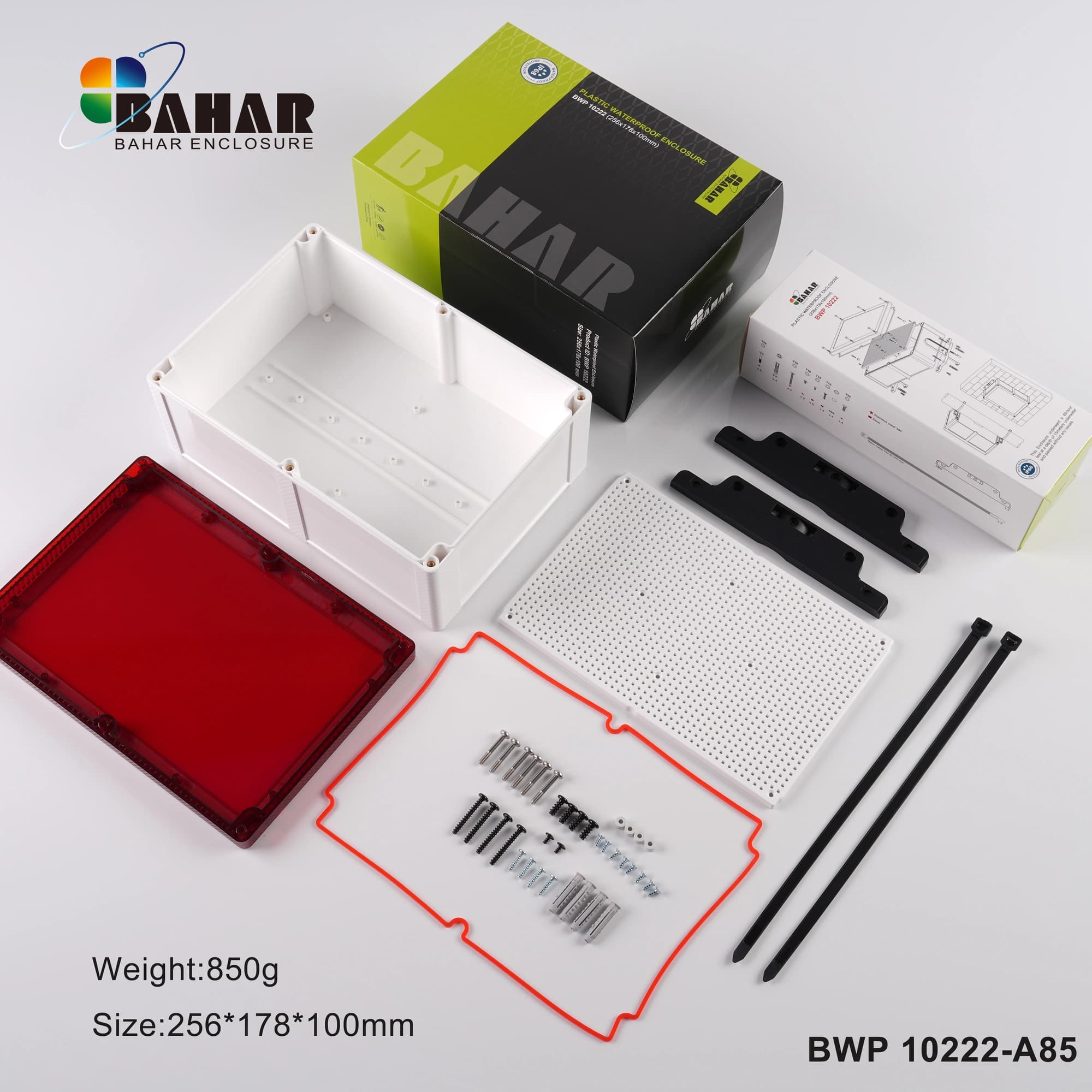BWP 10222-A85 جعبه ضد آب قابل نصب روی دیوار و لوله — تصویر ۳