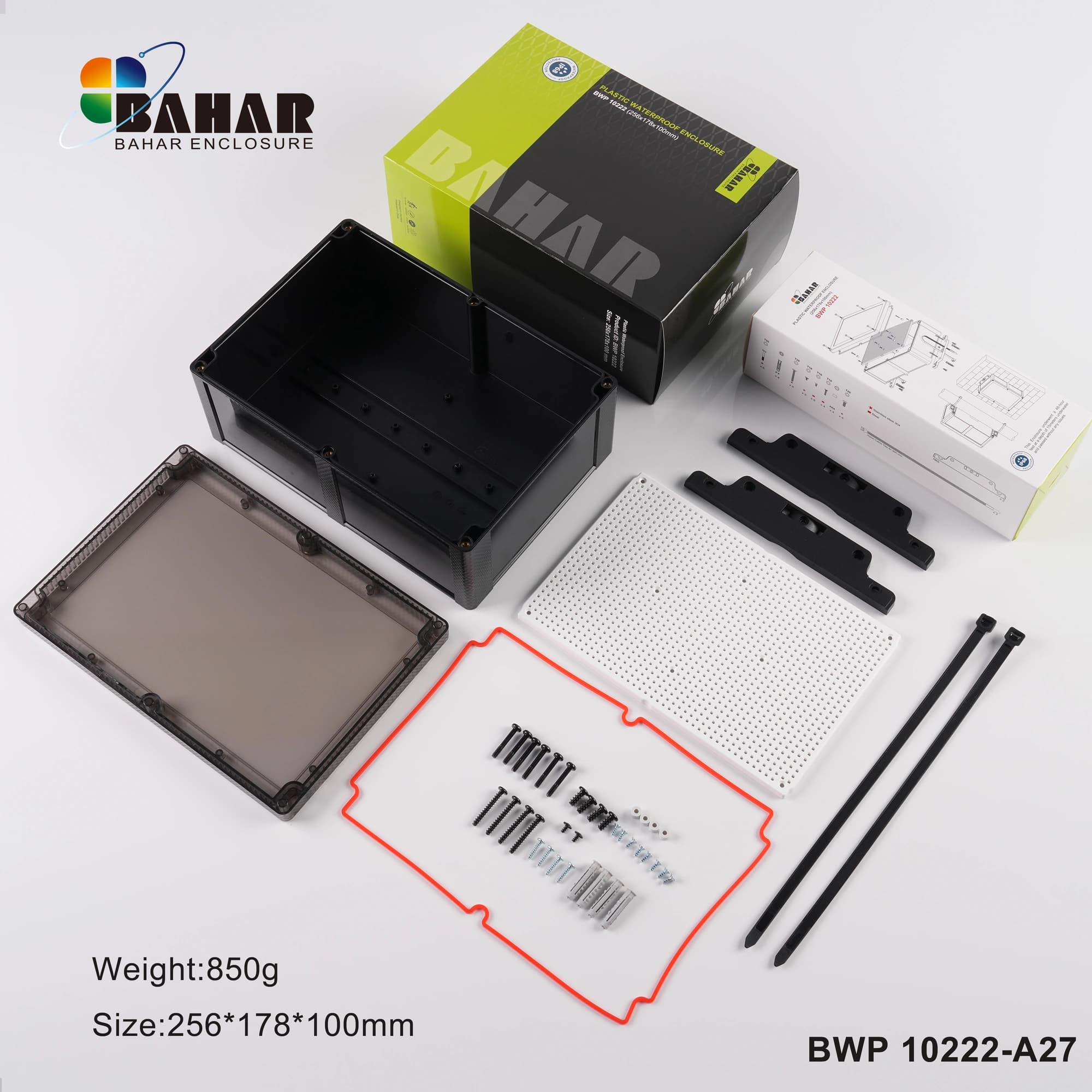 BWP 10222-A27 جعبه ضد آب قابل نصب روی دیوار و لوله — تصویر ۳