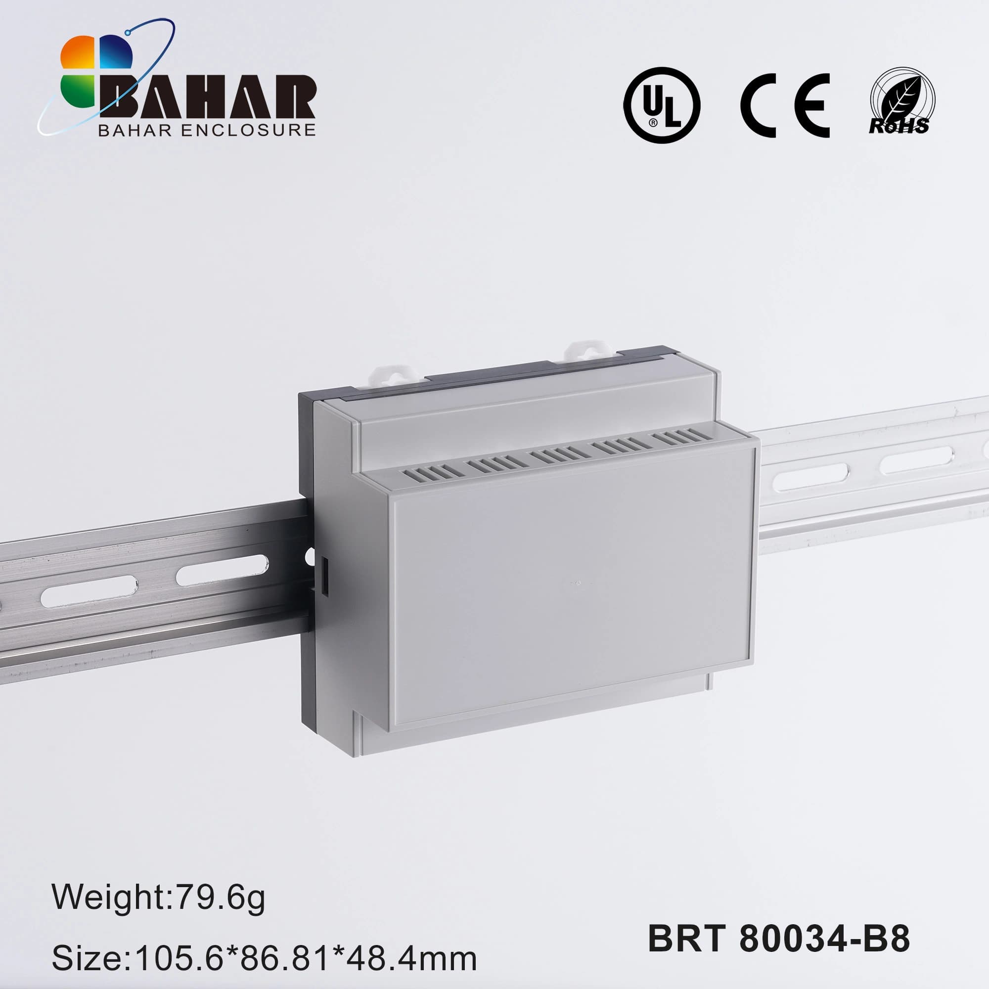 BRT 80034-B8 جعبه پلاستیکی ریلی صنعتی — تصویر ۳