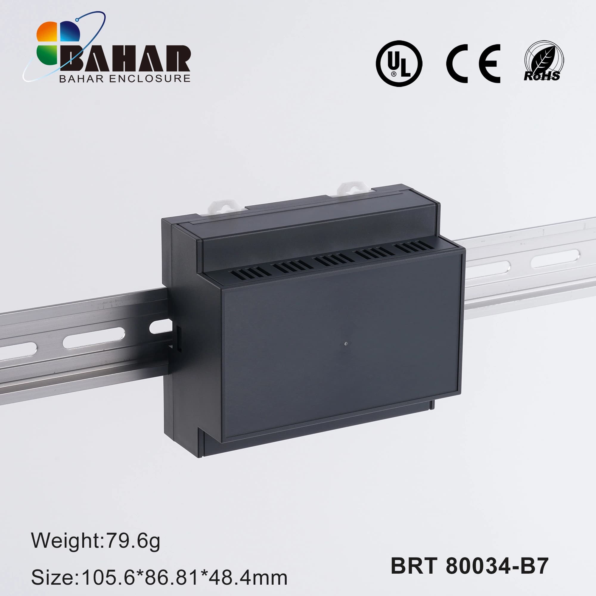 BRT 80034-B7 جعبه پلاستیکی ریلی صنعتی — تصویر ۳