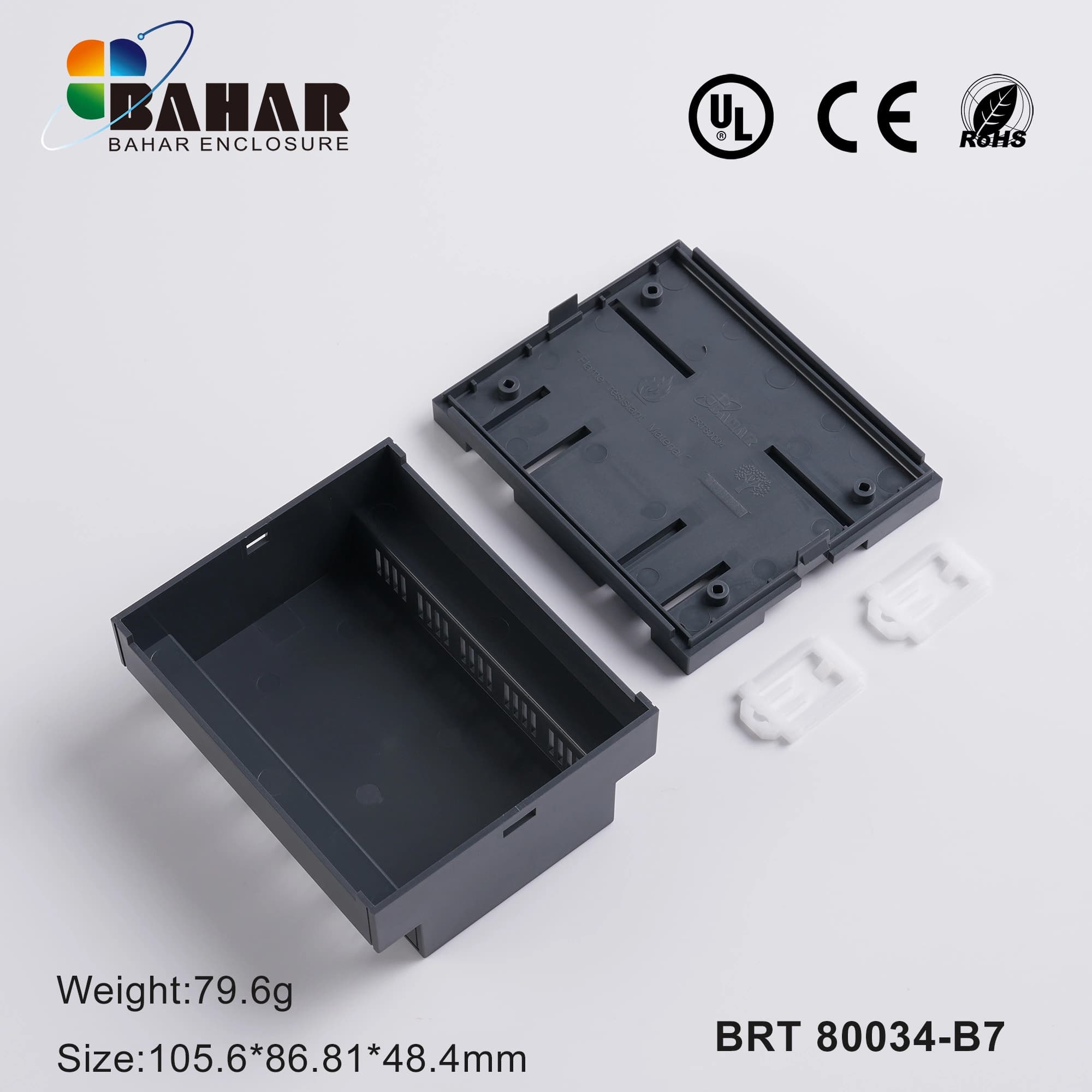 BRT 80034-B7 جعبه پلاستیکی ریلی صنعتی — تصویر ۲