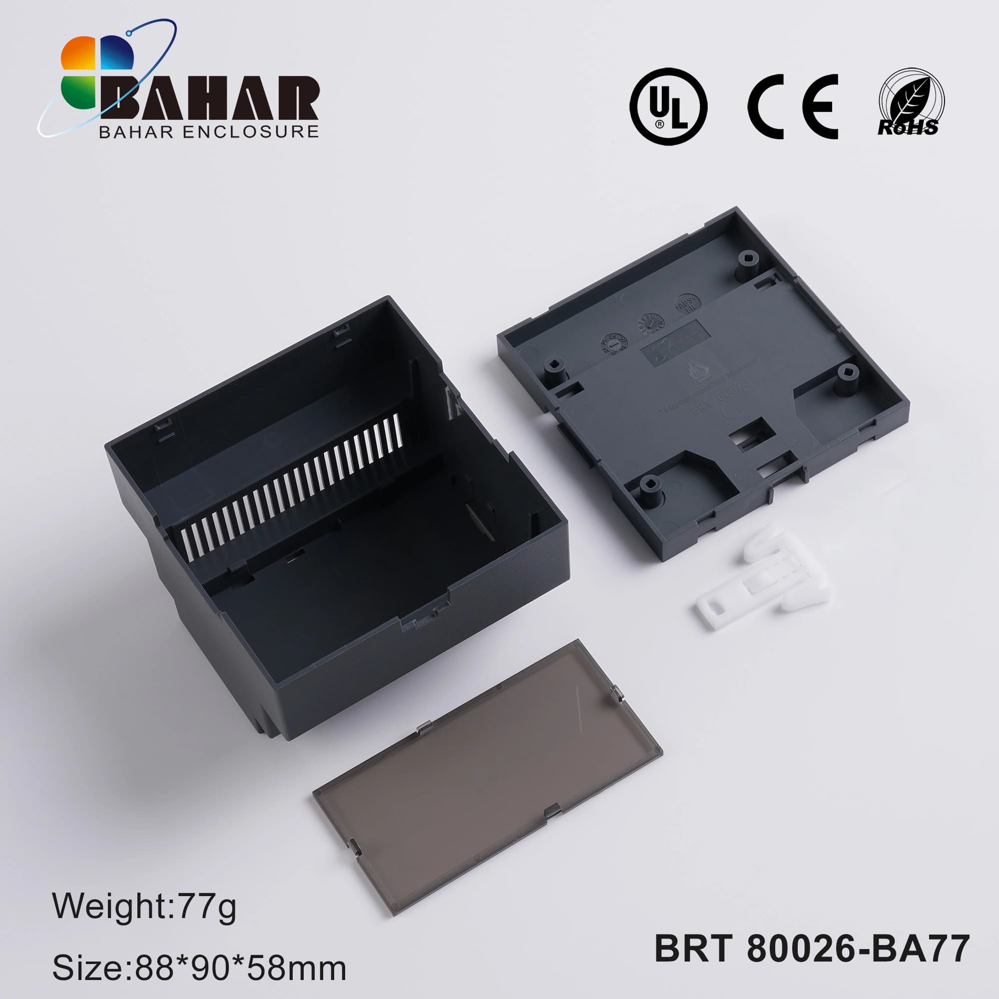BRT 80026-BA77 جعبه پلاستیکی ریلی صنعتی — تصویر ۲