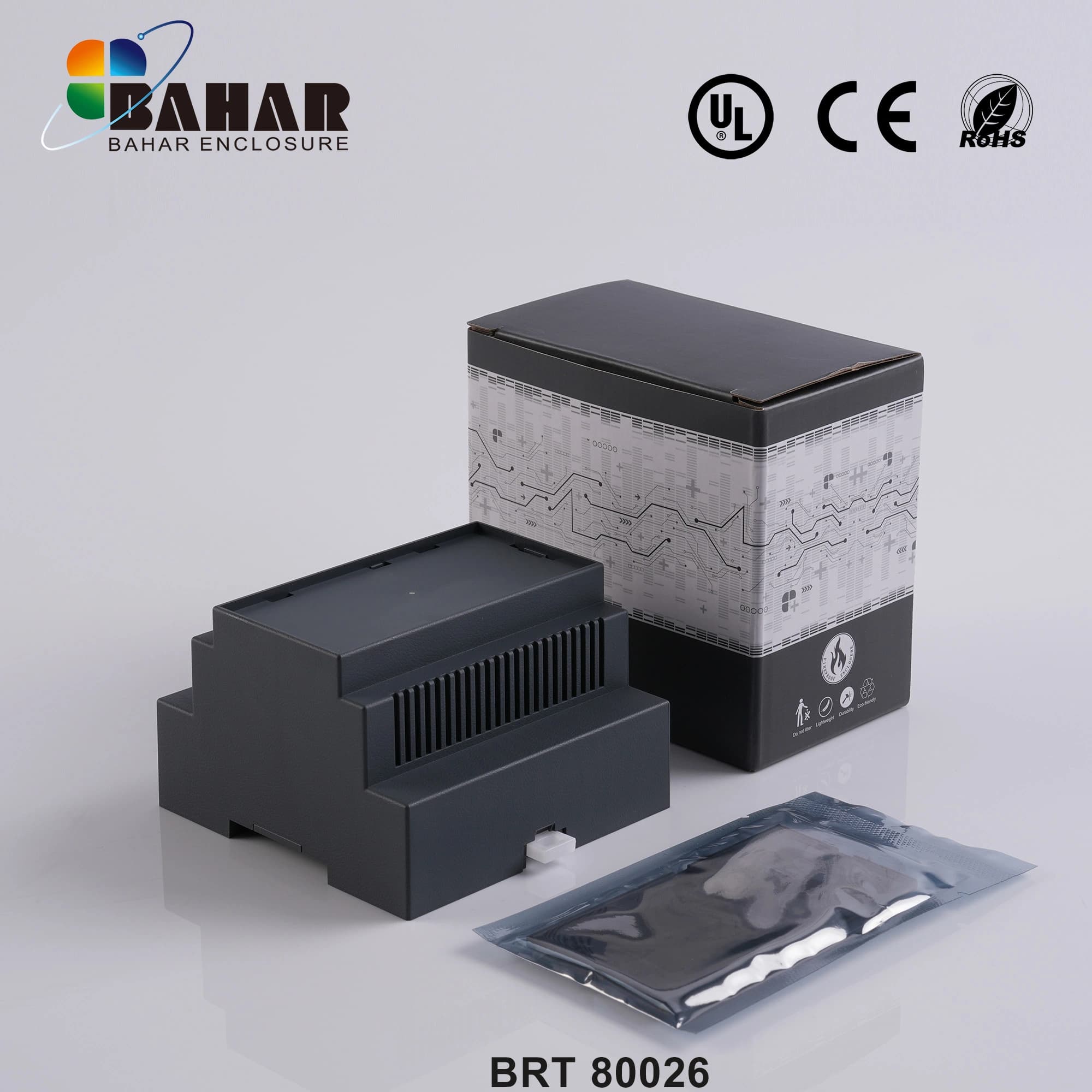 BRT 80026-BA77 جعبه پلاستیکی ریلی صنعتی — تصویر ۴