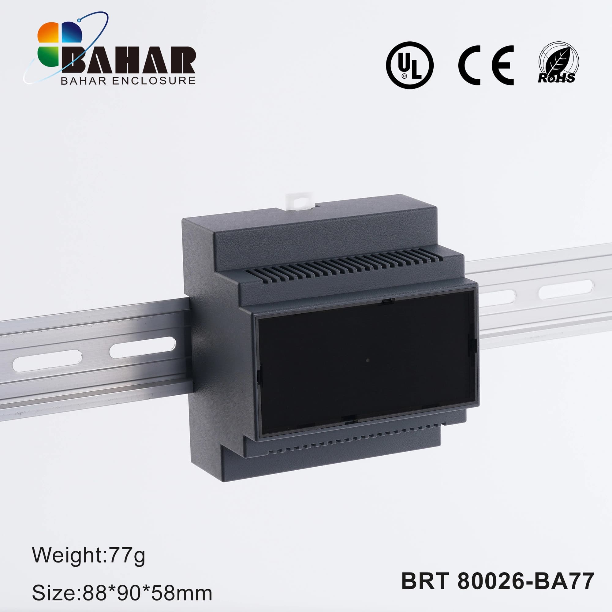 BRT 80026-BA77 جعبه پلاستیکی ریلی صنعتی — تصویر ۳