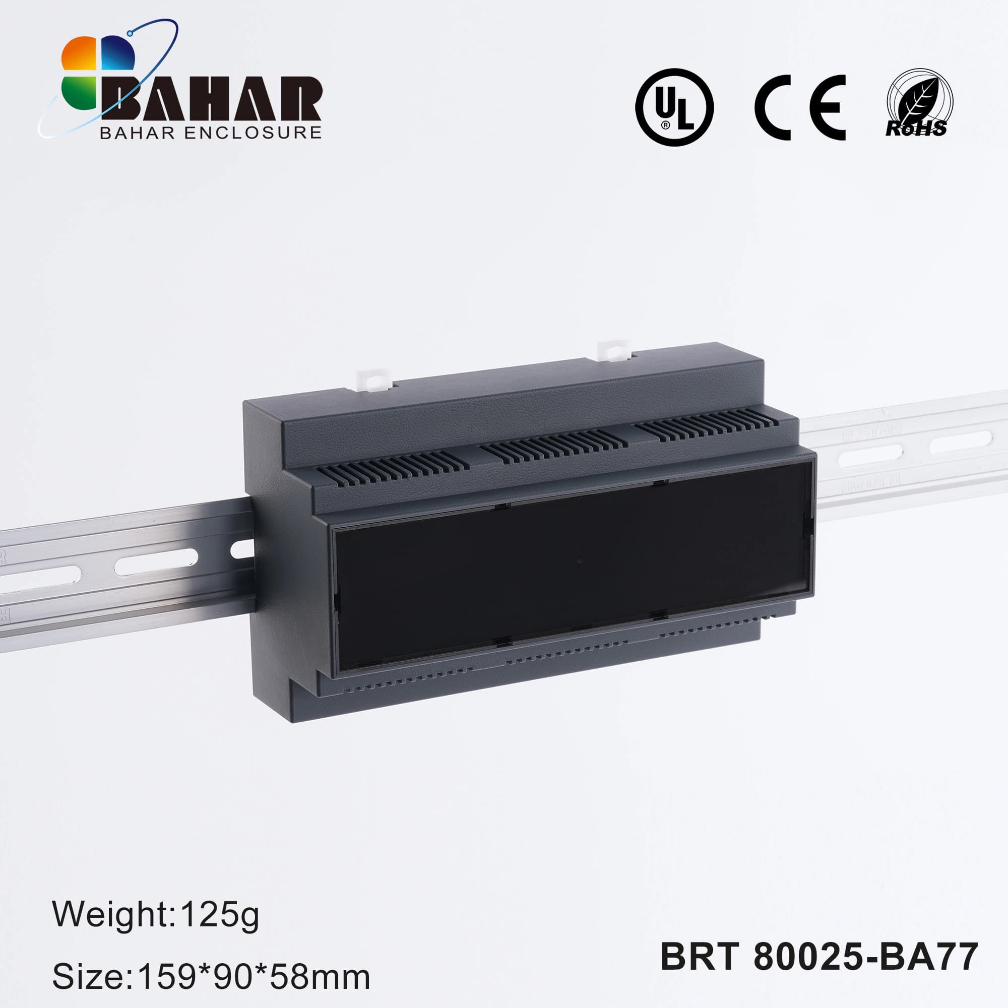 BRT 80025-BA77 جعبه پلاستیکی ریلی صنعتی — تصویر ۳