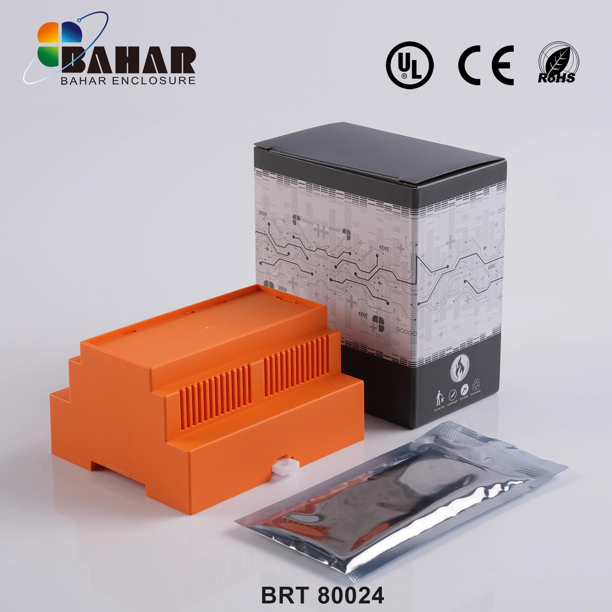 BRT 80024-BA77 جعبه پلاستیکی ریلی صنعتی — تصویر ۴
