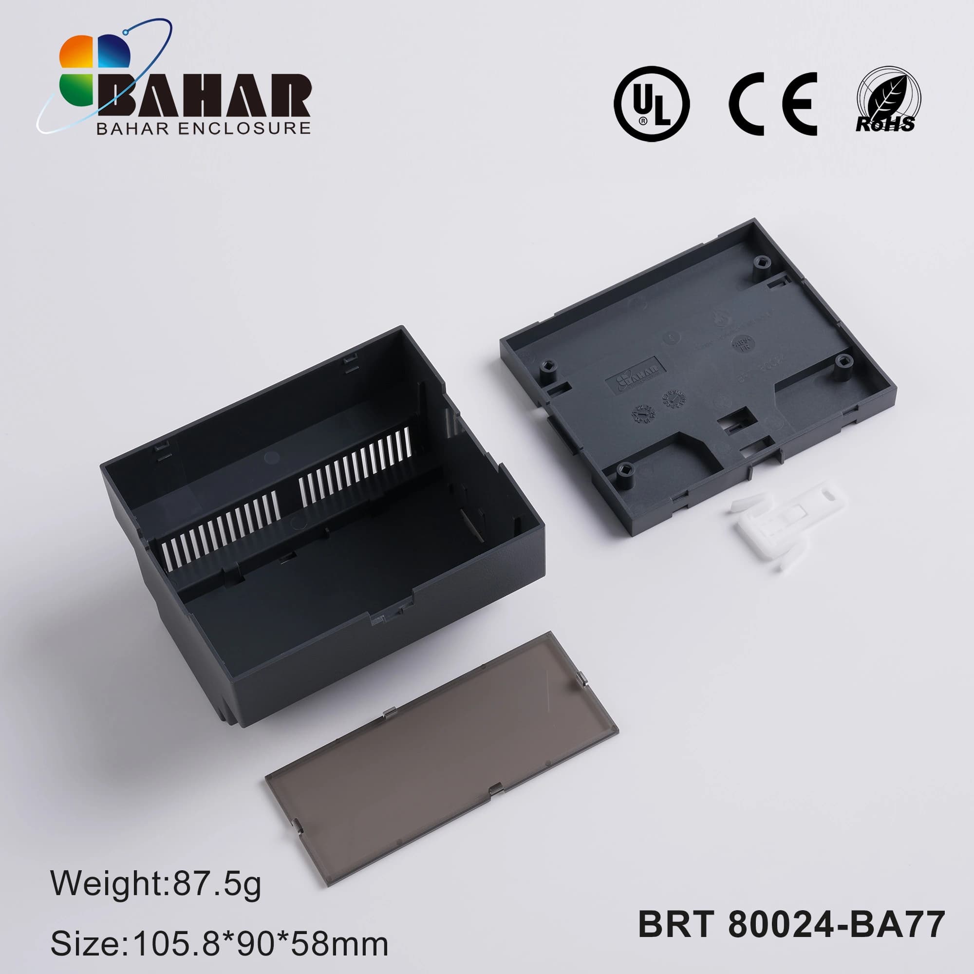 BRT 80024-BA77 جعبه پلاستیکی ریلی صنعتی — تصویر ۳