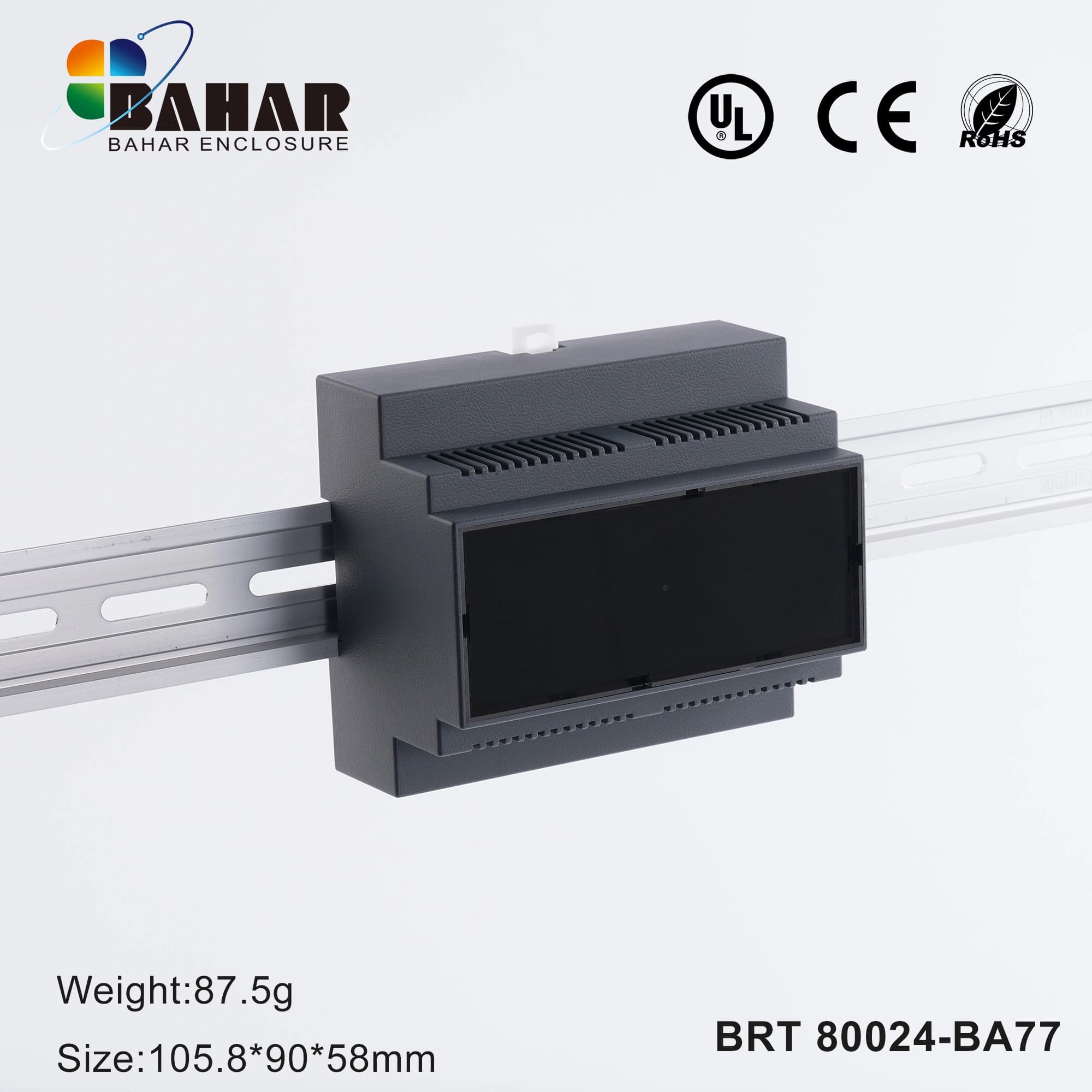 BRT 80024-BA77 جعبه پلاستیکی ریلی صنعتی — تصویر ۲