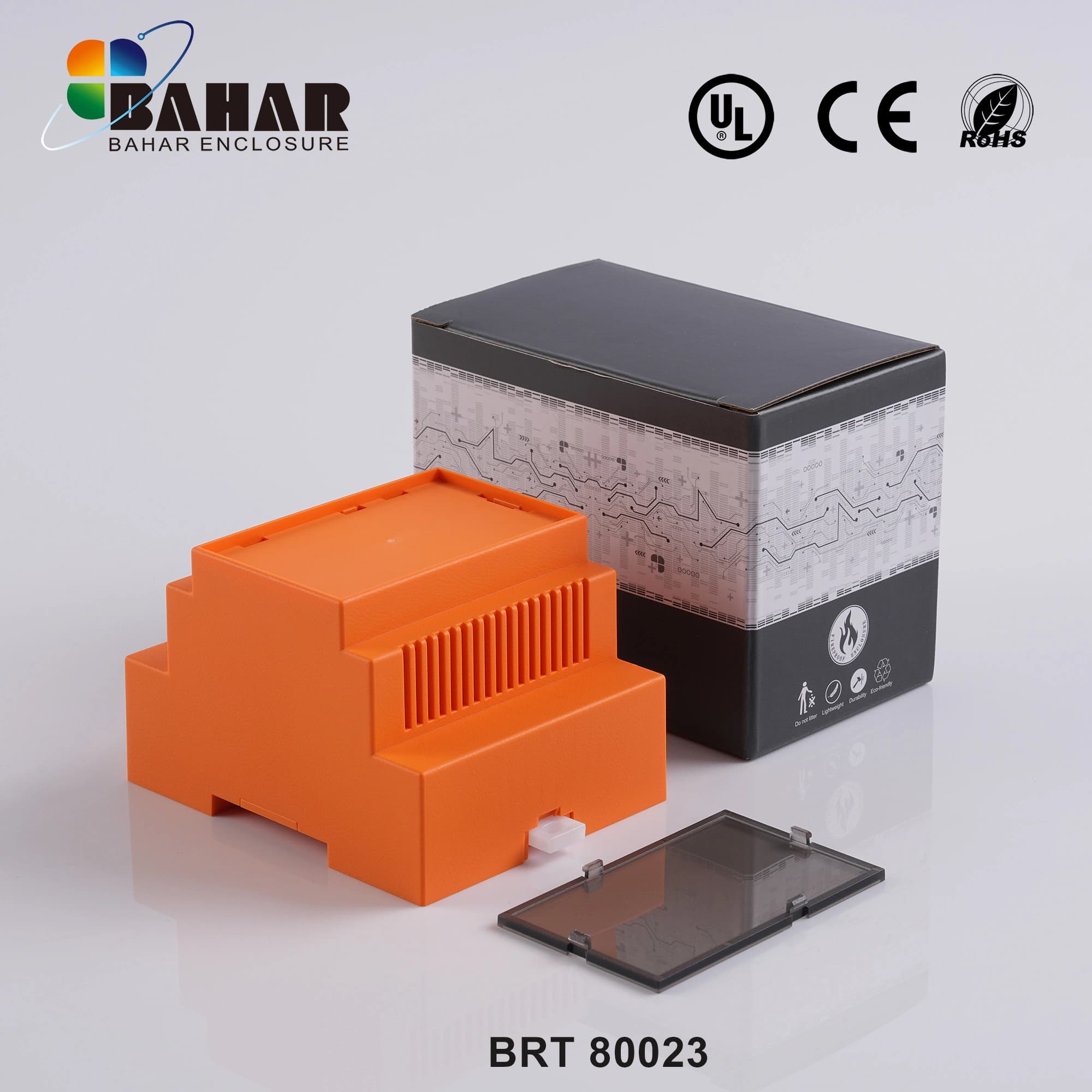 BRT 80023-BA77 جعبه پلاستیکی ریلی صنعتی — تصویر ۴