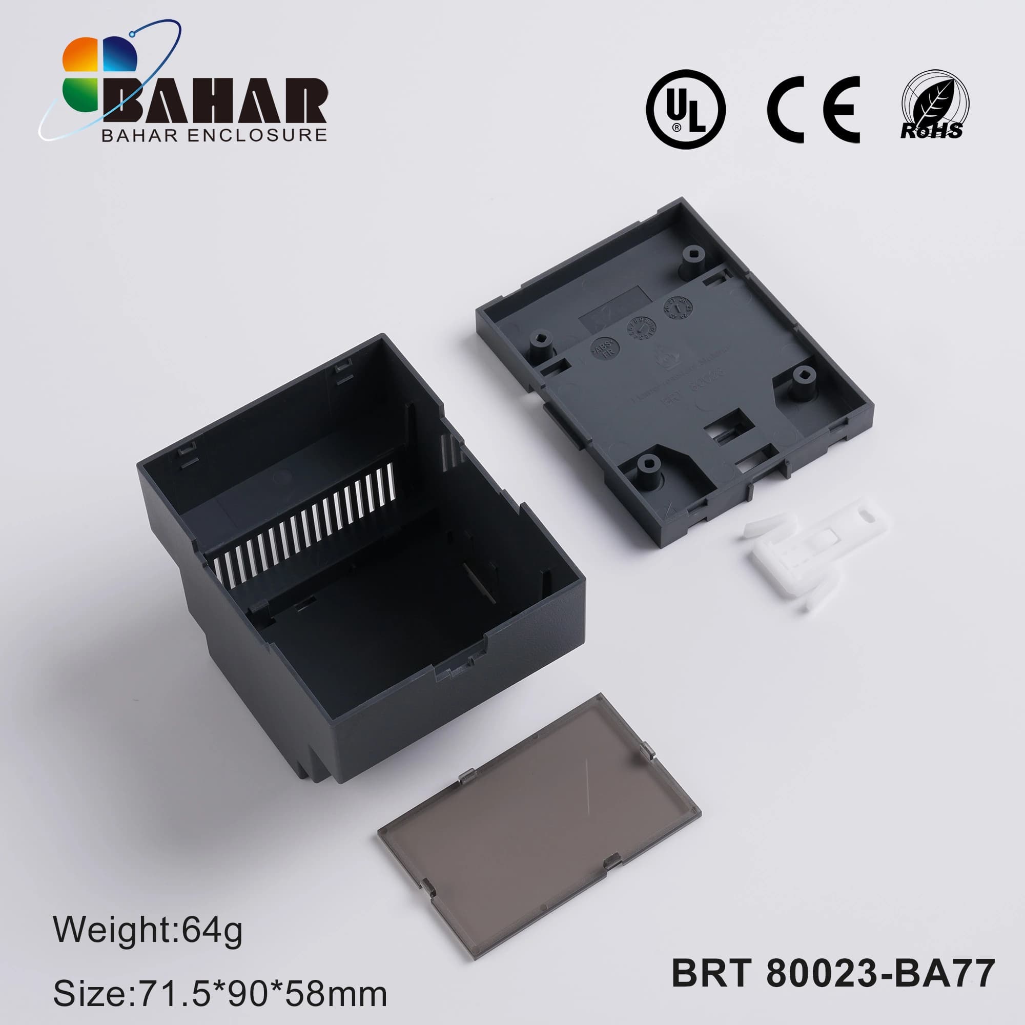 BRT 80023-BA77 جعبه پلاستیکی ریلی صنعتی — تصویر ۲