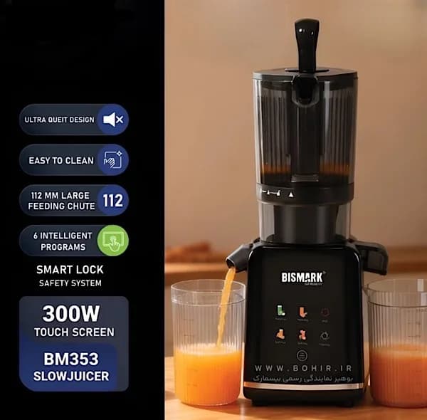 عصاره‌گیر 300 وات بیسمارک مدل BM353 — تصویر ۶